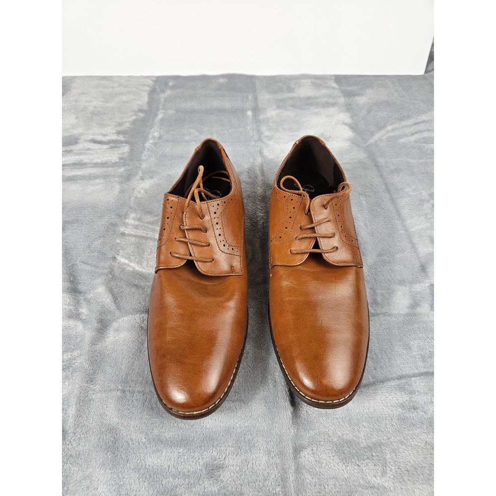 Jousen Milan Men's‎ Size 9 Brown Oxford Lace Up Dress Shoes